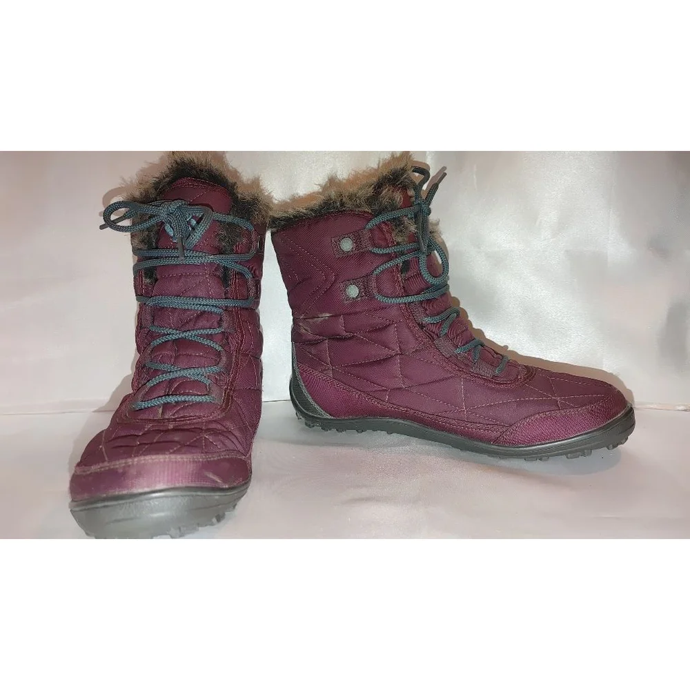 Columbia Minx Shorty Winter Boots Size 9 - Picture 6 of 8